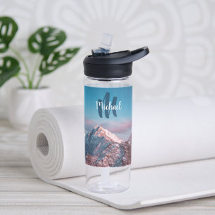 Magischer Himmelsmonogramm Berg Storžič Slowenien Trinkflasche