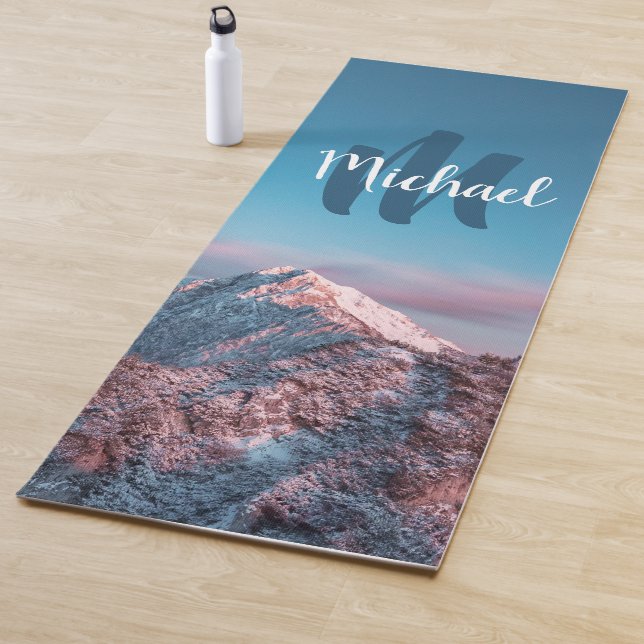 Magischer Himmelsmonogramm Berg Storžič Slowenien Yogamatte (Beispiel)