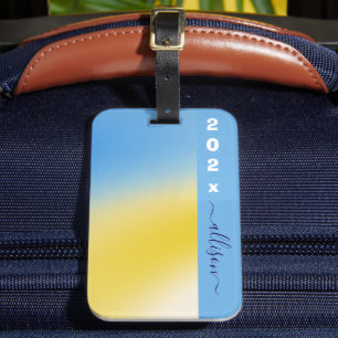 Magischer Hintergrundname Personalisiert Gepäckanhänger