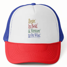 Magischer Horace Quote Trucker Hat