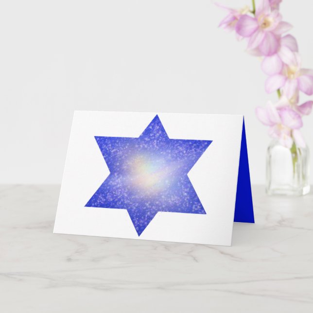 Magischer jüdischer Spaß מָ גֵ דָ ד Star ן David ו Karte (Orchidee)