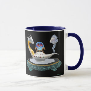 Magischer Keramik-Drache-Laterne Fantasy-Kunst Tasse