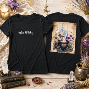 Magischer Kräuterkessel Botanik T-Shirt