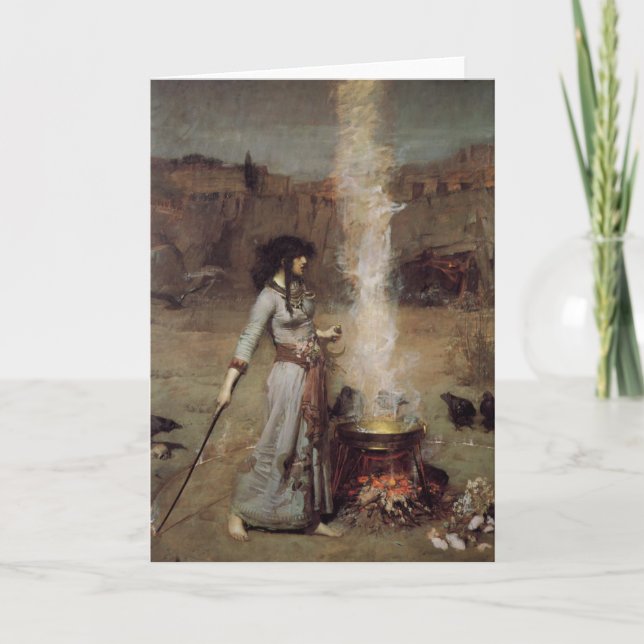 Magischer Kreis Karte (Vorderseite)