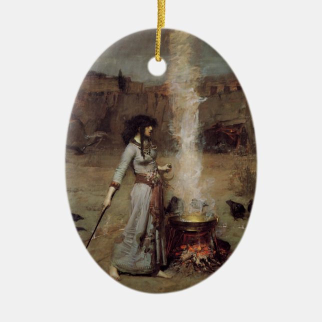 Magischer Kreis Keramikornament (Vorne)