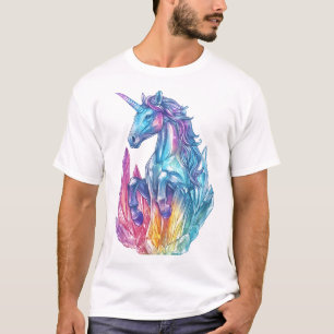 Magischer Kristallhöhlen-Einhorn (1) T-Shirt