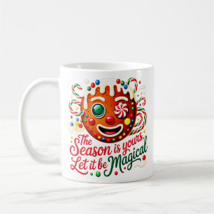 Magischer Lebkuchenmann Keramik Kuschelig Weihnach Kaffeetasse