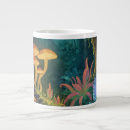 Magischer Leuchtender Pilzwald-Riesenbecher Jumbo-Tasse
