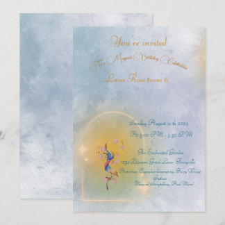 Magischer Märchengarten Geburtstagseinladung Kinde Einladung