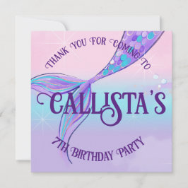 Magischer Mermaid-Schwanz Danke, Cards