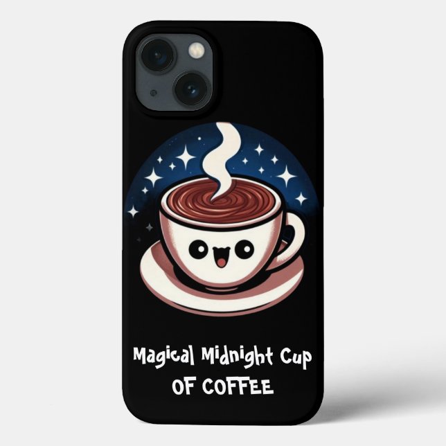 Magischer Mitternachtskaffee  Case-Mate iPhone Hülle (Rückseite)
