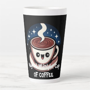 Magischer Mitternachtskaffee Milchtasse
