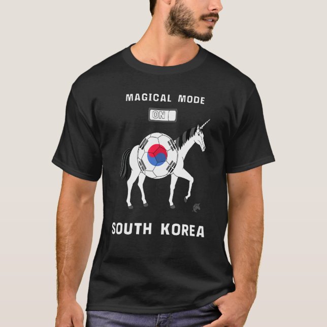 Magischer Modus für das Südkoreanische Fußballspie T-Shirt (Vorderseite)