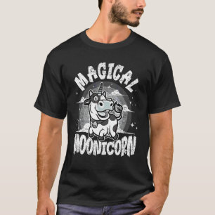 Magischer Moonicorn  Einhorn für Männer Frauen Kuh T-Shirt