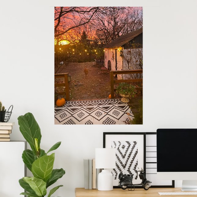 Magischer Morgen Poster (Heimbüro)