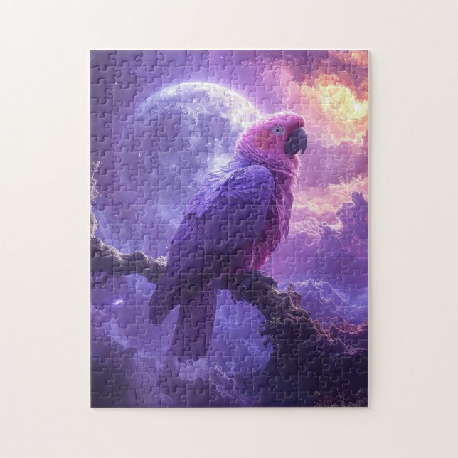 Magischer Papagei Puzzle (Vertikal)