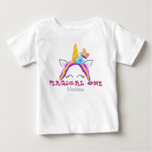 magischer personalisierter Name eines Babys Baby T-shirt