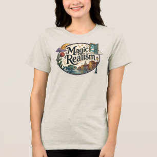 Magischer Realismus-Genre-Liebhaber Tri-Blend Shirt
