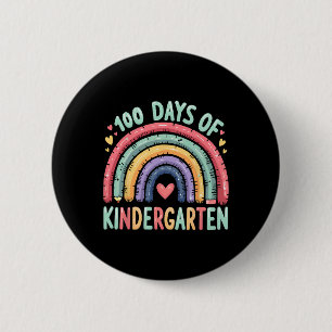 Magischer Regenbogen 100 Tage Kindergartenlehrer 1 Button
