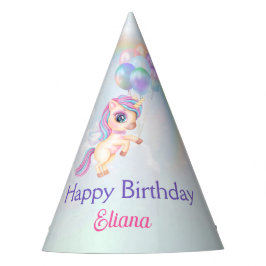 Magischer Regenbogen Einhorn Geburtstag Partyhütchen