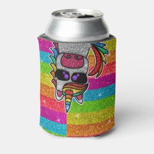 Magischer Regenbogen Einhorn Glitzer Whimsical Geb Dosenkühler