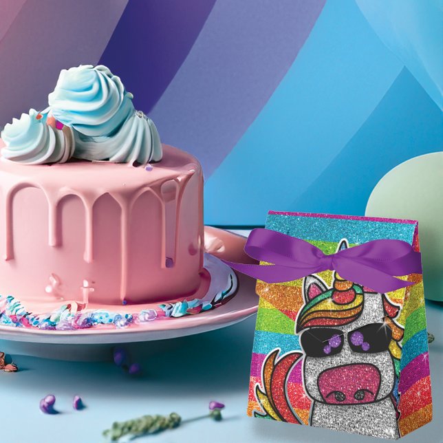 Magischer Regenbogen Einhorn Glitzer Whimsical Geb Geschenkschachtel (Von Creator hochgeladen)