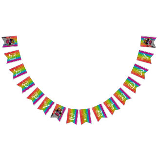 Magischer Regenbogen Einhorn Glitzer Whimsical Geb Wimpelkette