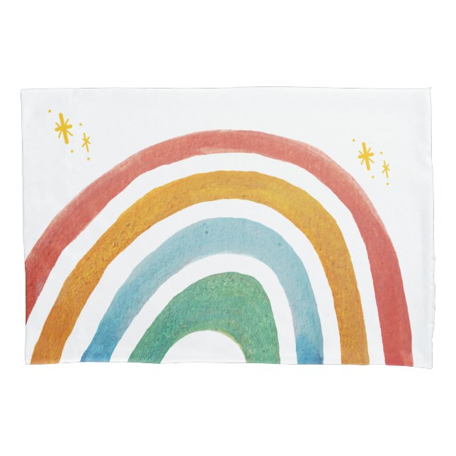 Magischer Regenbogen Kissenbezug (Vorderseite)
