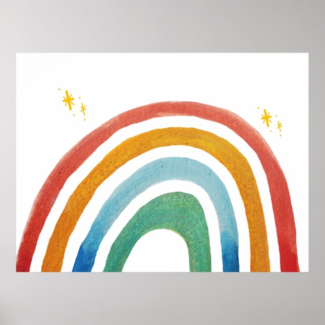 Magischer Regenbogen Poster (Vorne)