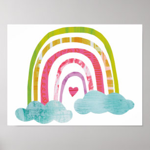 Magischer Regenbogen Poster