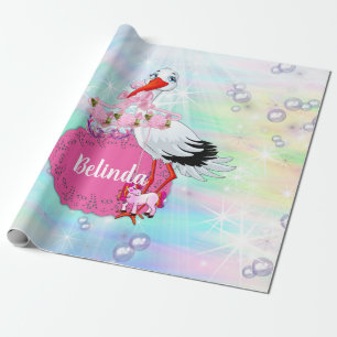 Magischer Regenbogenbruch, Baby Mermaids Geschenkpapier