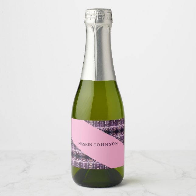 Magischer rosa Hintergrund Name Personalisiert  (Vorderseite)