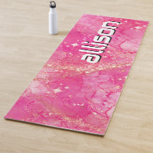 Magischer rosa Hintergrundname Personalisiert