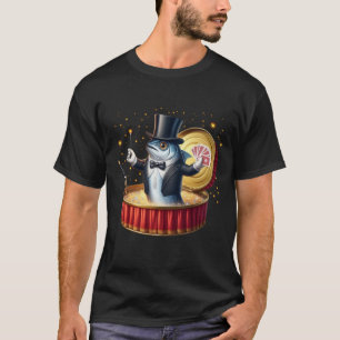 Magischer Sardinen-Escape-Trick-Zauberfisch-Show T-Shirt