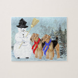 Magischer Schneemann Puzzle