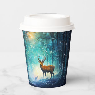 Magischer Schneewald Art-82109 Pappbecher