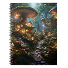 Magischer Shroom Forest Notizblock