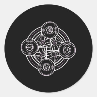 Magischer Sigil (Siegel)-Aufkleber18 Runder Aufkleber