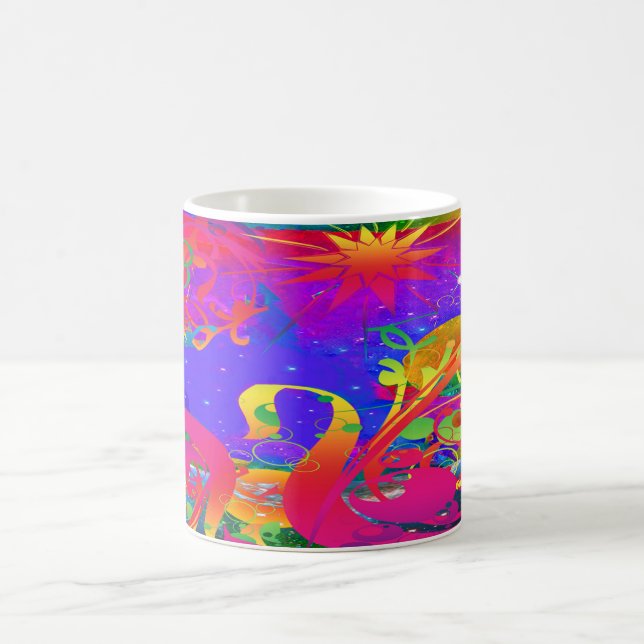 Magischer Sommergarten Kaffeetasse (Mittel)