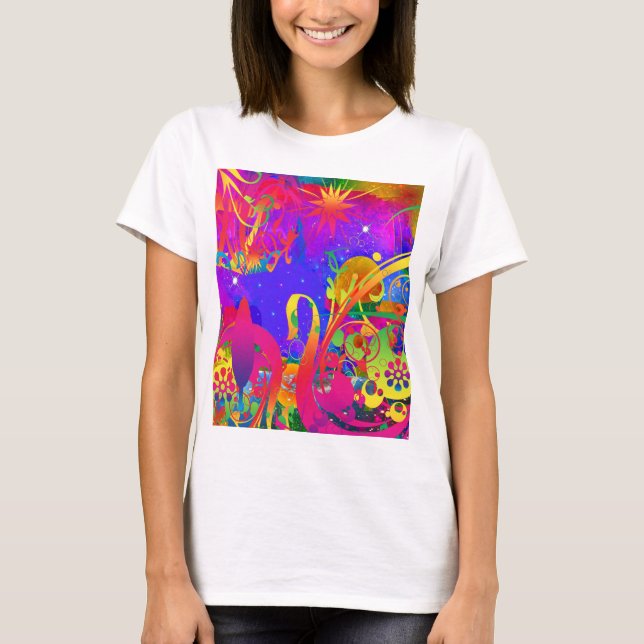 Magischer Sommergarten T-Shirt (Vorderseite)