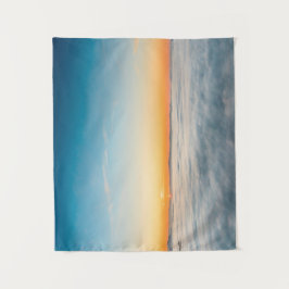 Magischer Sonnenaufgang über Wolken Wandteppich