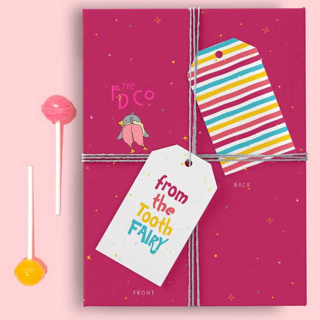 Magischer Spaß Niedlich "von der Zahnseide" Geschenkanhänger (Von Creator hochgeladen)