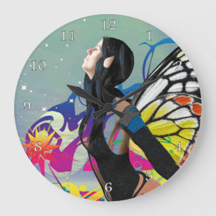 Magischer Star Große Wanduhr