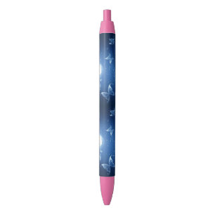 magischer Stift blaue Tinte der Schmetterlinge
