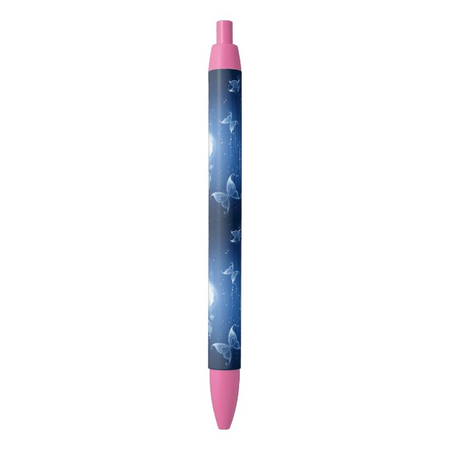 magischer Stift blaue Tinte der Schmetterlinge (Vorderseite Vertikal)