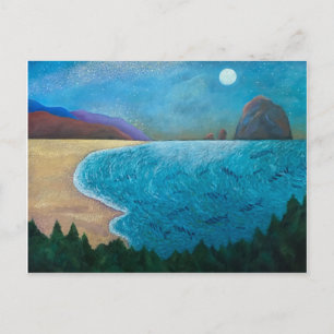 Magischer Strand Postkarte