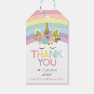 Magischer Tag Unicorn Rainbows Geburtstagsparty Ge Geschenkanhänger