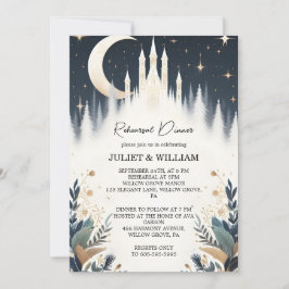 Magischer Traum Mystische Sterne Probe Abendessen Einladung