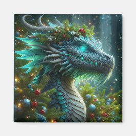 Magischer Türkischer Weihnachtsdrache Magnet