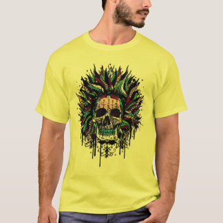 Magischer Voodoo-Schädel-Krieger T-Shirt